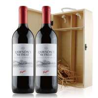 奔富.洛神加本力设拉子红葡萄酒  双木盒装