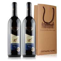 澳洲威牌.梅洛红葡萄酒 双礼袋装