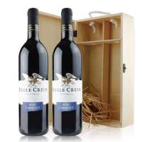 美国鹰牌.红宝石赤霞珠干红葡萄酒 双木盒装