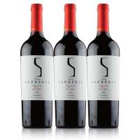 阿根廷索菲亚.马尔贝克珍藏版干红干红葡萄酒 3支装