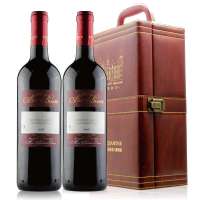 法国欧柏龙堡.红葡萄酒 双皮盒装