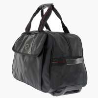 毕斯曼besmart新款欧美休闲时尚商务拉杆旅行包黑色