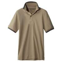 佐丹奴男装撞色边小立领修身POLO01012001(85爱尔兰亚麻色/加大码)