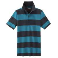 佐丹奴男装炫彩个性横间修身POLO01012014(85宝蓝/蓝色/加大码)