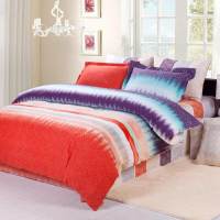 玛克家纺全棉磨绒双人四件套激情舞动1.5m