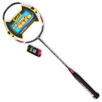 SILIKE斯力克金刚狼Wolverine100全碳素羽毛球拍银黑