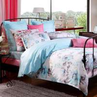 富安娜轻语清晨缎纹四件套1.8米-粉