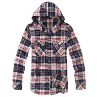 L.L.Sibling水手连帽衬衫157544(牛仔蓝红格/M)