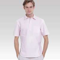L.L.Sibling牛津纺短袖衬衣156433(浅粉/XL)