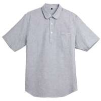 L.L.Sibling牛津纺短袖衬衣156433(灰色/M)