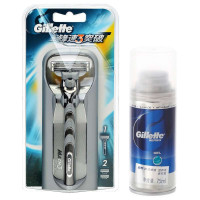 吉列锋速3突破刀架及啫喱组合