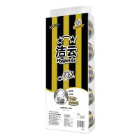 [苏宁易购超市]洁云卷纸平纹柔韧卷筒卫生纸3层360节-10卷装