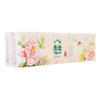 洁云福瑞国色3层手帕纸10包