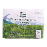 洁云 卷纸 自由森林环保卫生纸(12卷)