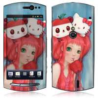 IdeaSkin索尼爱立信MT15i保护膜咬苹果的女孩