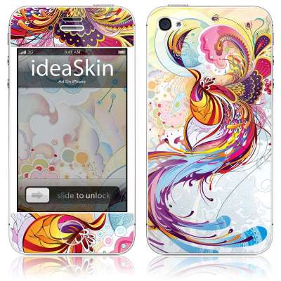 IdeaSkin苹果iPhone4S保护膜凤凰于飞