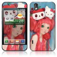 IdeaSkinLGP970保护膜咬苹果的女孩