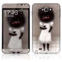 IdeaSkin三星i9220保护膜大头黑猫咪