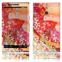 IdeaSkin索尼爱立信LT22i(XperiaP)保护膜浪漫樱花扇