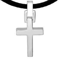 禾场尚腾 LTG十字架的爱 雅歌系列C款拉丁十字架项链(白金色)