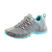 海泰客HI-TEC女vibram户外徒步鞋超轻登山鞋10-5C031(灰色/38)