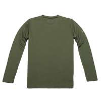 海泰客HI-TEC男进口户外速干长袖排汗透气T恤14-2C015(草绿色/XL)