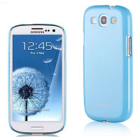 摩米士(MOMAX) 三星Galaxy S3 I9300耀目光澤保护壳 UV藍色