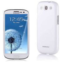 摩米士(MOMAX)三星Galaxy S3 I9300耀目光澤保护壳 UV白色