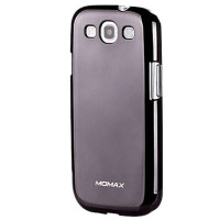 摩米士(MOMAX) 三星Galaxy S3 I9300光彩闪亮保护壳 金属黑