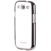 摩米士(MOMAX) 三星Galaxy S3 I9300光彩闪亮保护壳 金属银