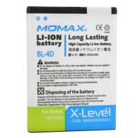 摩米士(MOMAX)  诺基亚BL-4D电池 适用诺基亚N97mini/E5/N8/E7