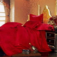 贝德罗全棉贡缎提花双人六件套拉斯维加斯蜜月1.5m