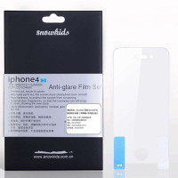 Snowkids苹果附件iphone4/4S磨砂保护贴膜幼砂颗粒特别设计