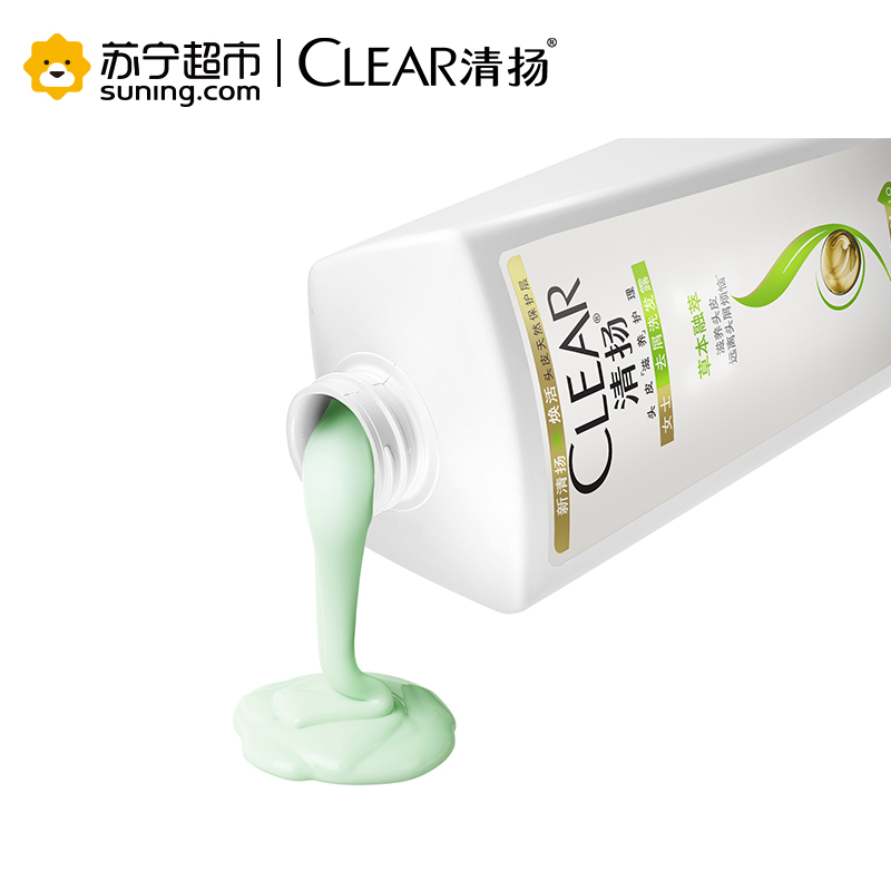 清扬(Clear)女士去屑洗发露草本融萃型 750ml[联合利华]高清大图