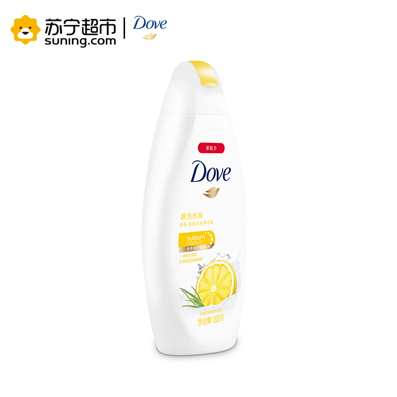 多芬(Dove) 舒活水润清爽水润沐浴乳 200g[联合利华]