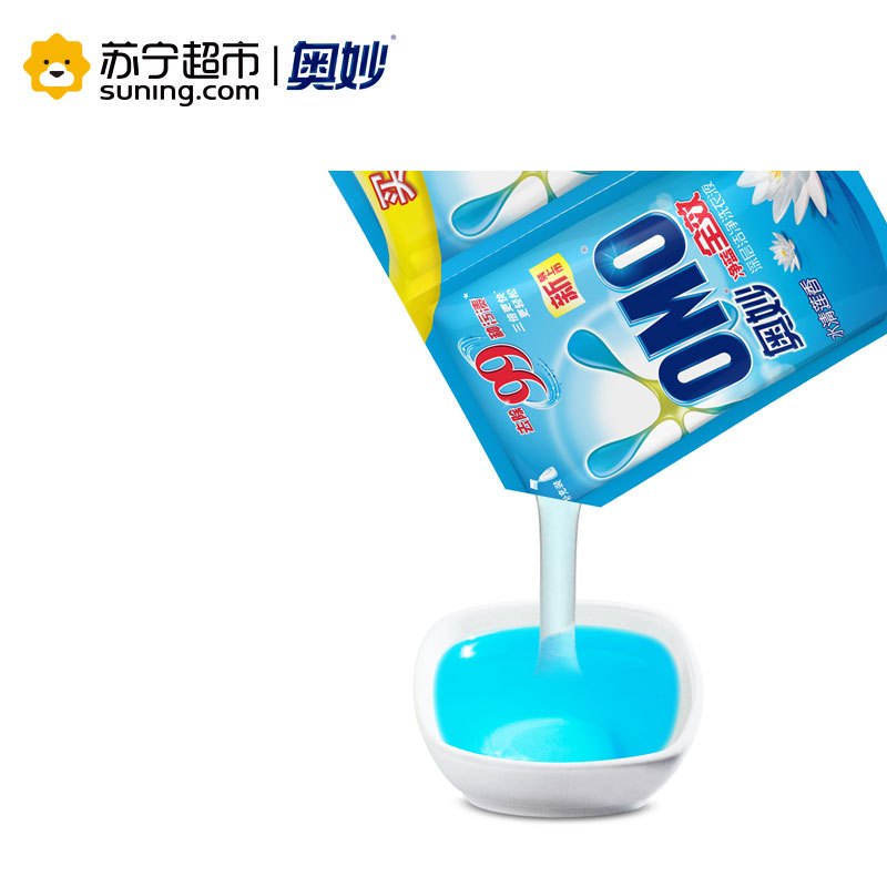 奥妙净蓝全效水清莲香深层洁净洗衣液500g*3[联合利华]