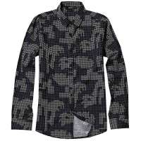 OLOMO欧莱诺男装精致格调印花长袖衬衫112520091050(蓝白组/L)