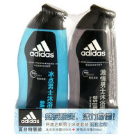 阿迪达斯男士冰爽套装 - 冰点沐浴露400ml  +激情沐浴露400ml