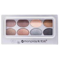 monplay蒙芭拉柔丽八色眼影盘02(深色系)8gMY3518