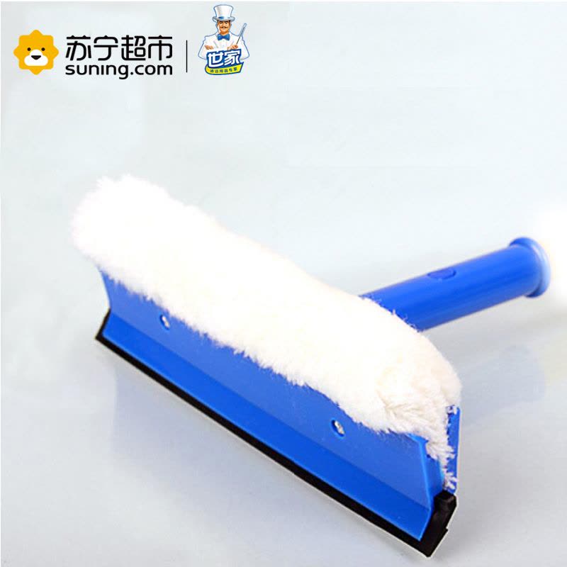 世家 清洁卫士(双面擦窗器)蓝色 擦玻璃器 家用窗刮窗户玻璃清洁器工具伸缩杆图片