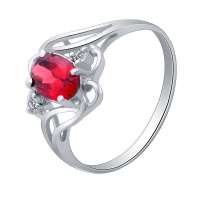 Fedora斐达罗 极品宝石戒指 天然石榴石戒指 时尚银戒JBSL1012
