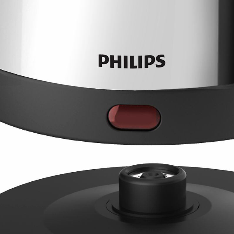 飞利浦(Philips) 不锈钢电热水壶HD9303 自动断电烧水壶 速热1.2L 开水壶
