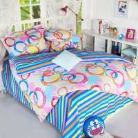 多喜爱全棉斜纹印花四甜甜圈1.8m床笠