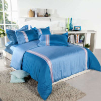 多喜爱全棉贡缎抗菌四件套洛城时光1.8m床笠