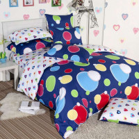 多喜爱全棉斜纹四件套自由之心1.5m床单