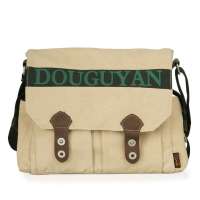 豆鼓眼单肩包/斜挎包G43607米卡其色