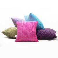 艾维家纺沙发靠垫休闲靠枕靠芯抱枕时尚糖果色靠垫*蓝