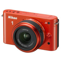尼康可换镜数码相机 J2套机(橙)+8G卡