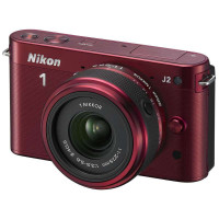 尼康可换镜数码相机 J2套机(红)+8G卡