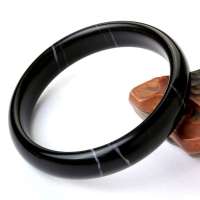 千美物语 天然泗滨砭石抗疲劳手镯 舒筋活血